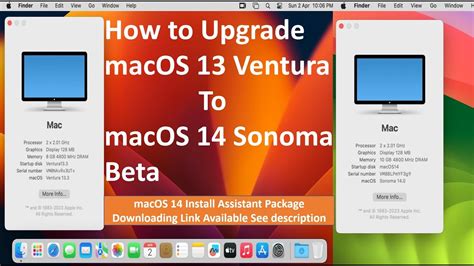 How To Upgrade Macos 13 Ventura To Macos 14 Sonoma Beta Package