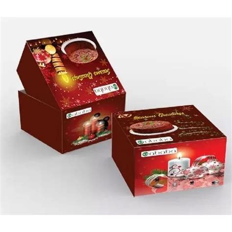 Card Board White Cake Box For Food Packing To Gsm At Rs