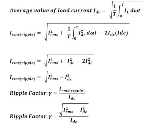 What is Ripple and Ripple Factor?Formula of Ripple Factor - Electrical Volt