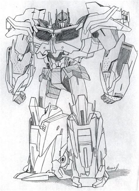 Transformers Prime Transformers Drawing Transformers Coloring Pages