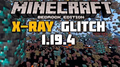 Minecraft Bedrock Pc X Ray Cheat