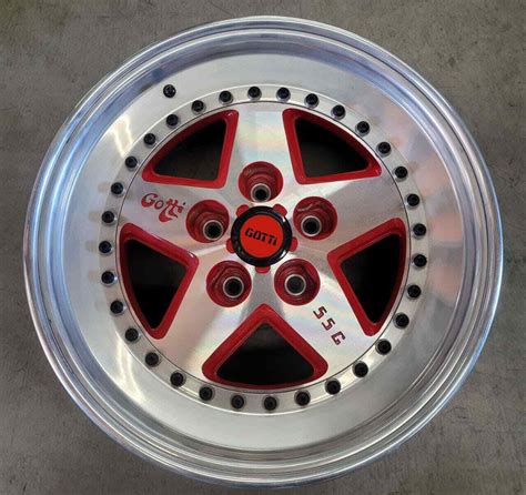 GOTTI Wheels Rims 17 Inch 5X120 3 PC Red Polished Single Wheel EBay