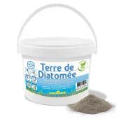 Terre de Diatomée Blanche Grade Alimentaire en seau de 1 2 6 10