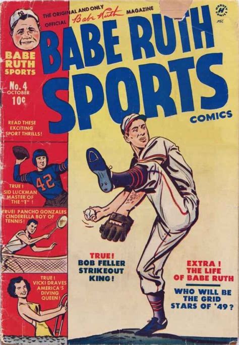 Babe Ruth Sports 004 1949 Comic Ebookanak
