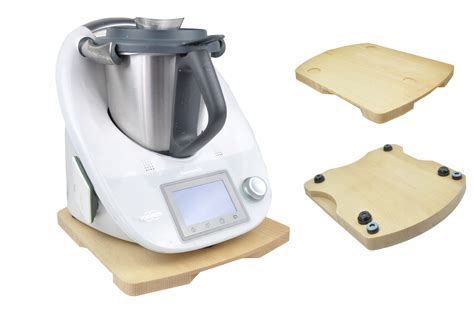 DREWNIANA PODSTAWKA DESKA POD THERMOMIX TERMOMIX TM5 TM6 BUKOWA SOLIDNA