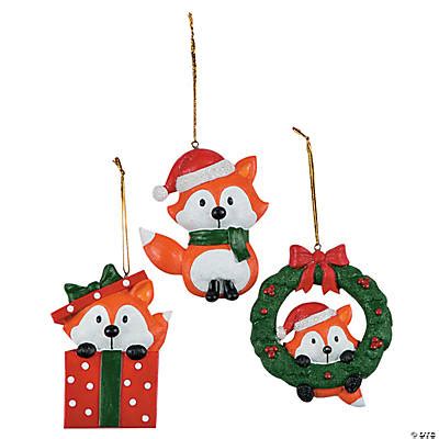 Christmas Fox Ornaments