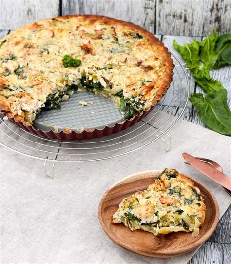 Quiche Mit Lachs Und Spinat Tante Fanny