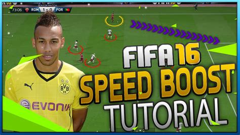 Fifa 16 Speed Boost Tutorial How To Sprint Faster And Outrun Opponents