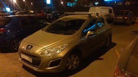 Багажник — Peugeot 308 (1G), 1,6 л, 2011 года | аксессуары | DRIVE2