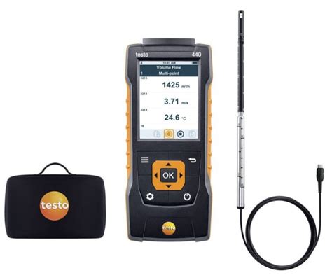 Testo Testo Hot Wire Kit Hot Wire Ntc Tc Anemometer