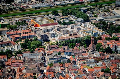 Offenburg Aus Der Vogelperspektive Stadtansicht Vom Innenstadtbereich