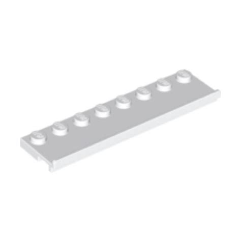 Lego Plate Door Rail Gliding Groove X White