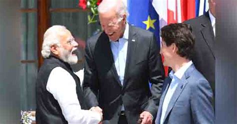 G7 Summit जी7 शिखर सम्मेलन में शामिल हुए Pm मोदी जो बाइडेन जस्टिन