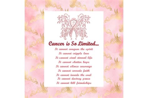 Cancer Cannot Poem - B · Creative Fabrica