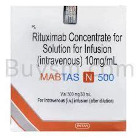 Intas Mabtas Mg Inj Vial Rituximab Mg Packaging Box Mg