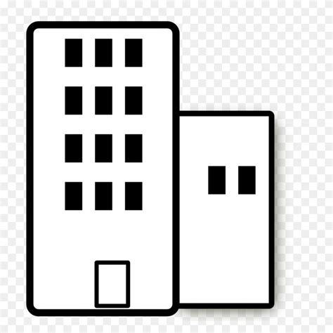 Building Clipart Black And White - Church House Clipart - FlyClipart