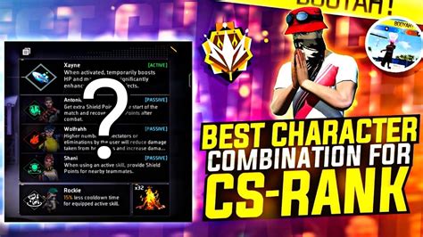 Top 2 Best Character Combination For Cs Rank Cs Rank Best