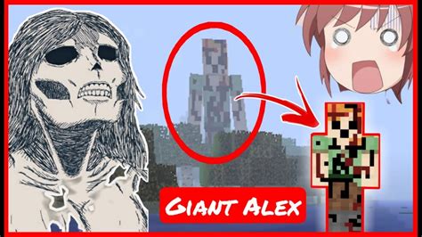 Giant Alex Thực Thể Khổng Lồ Minecraft Creepypasta Đọtmc 5 Youtube