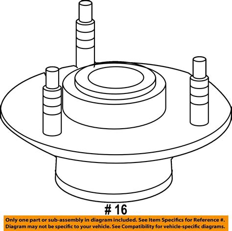 GM OEM Front Suspension Strut Mount 25869477 EBay