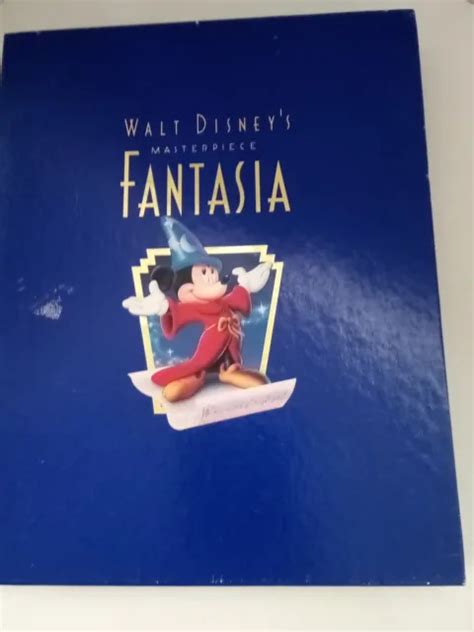 Walt Disney Masterpiece Fantasia Deluxe Commemorative Edition Vhs Cd