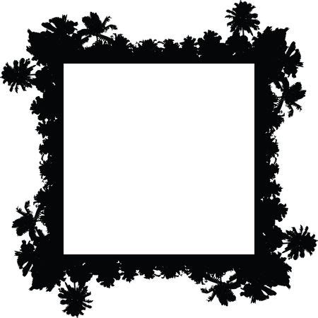 Free Clipart Of A palm tree border