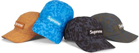 Overdyed Camo Nylon Camp Cap Spring Summer Supreme