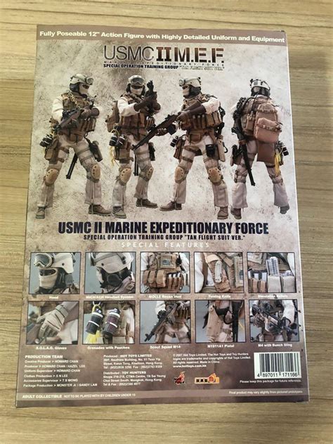 HOT TOYS USMC II M E F MARINE EXPEDITIONARY FORCE SPECIAL OPERATION