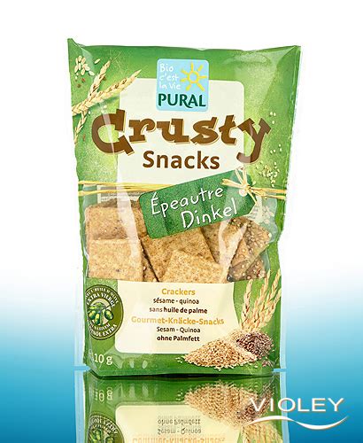 Pural Crusty Snacks Dinkel Quinoa 110 G Bei Violey