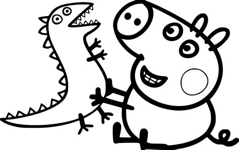 Coloriage Peppa pig à imprimer sur COLORIAGES info