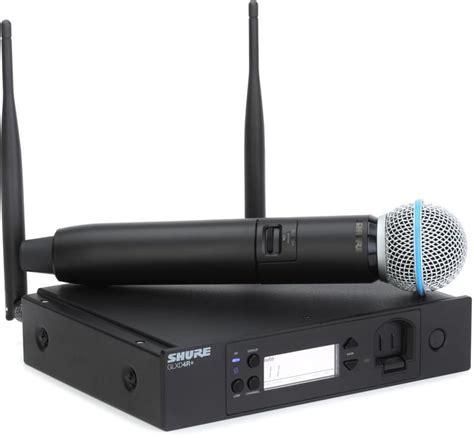 Shure GLXD24R Digital Wireless Handheld System With BETA58A Capsule