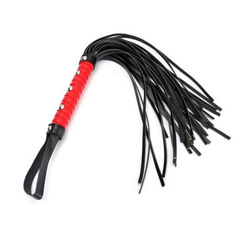 48 50cm PU Leather Fetish Bondage Sex Whip Flogger Bdsm Sex Toys For