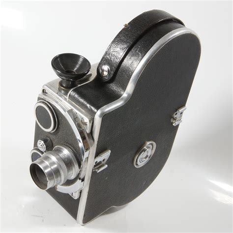 Paillard Bolex H 16 16mm Movie Camera From 1939 With Bausch 25mm Lens