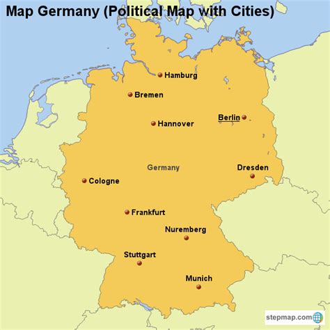 Map Of Germany With Cities Map