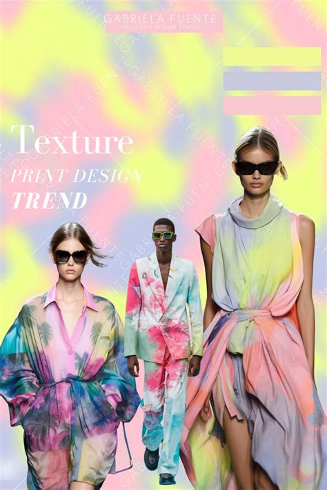 Abstract Pastel Print Trend 2025 Spring Summer In 2024 Color Trends