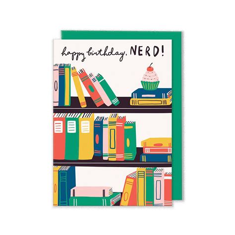 Happy Birthday Nerd Card Etsy