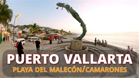 Playa Del Malec N Llegando De Camarones Centro De Puerto Vallarta