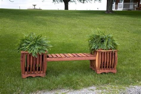 Cedar Planter Bench From Dutchcrafters Amish Furniture