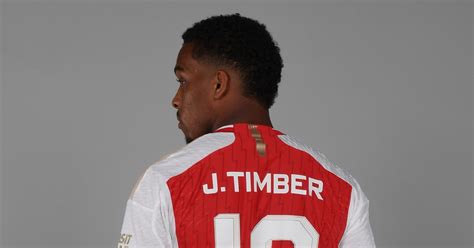 Jurrien Timbers Arsenal Shirt Number Revealed After William Saliba