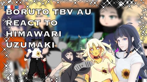 Boruto Two Blue Vortex React To Himawari Uzumaki Youtube