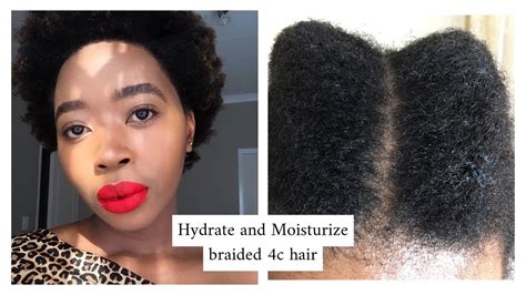 How To Moisturize Dry Braided Natural C Hair Mpl Oil Mix Easy Step