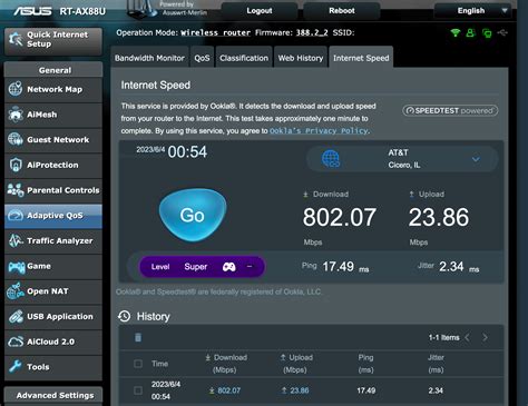 Slow internet speeds with RT-AX88U : r/Asus_Merlin
