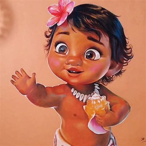 Yaoyao Ma Van As Yaoyaomva • Drawing Baby Moana Baby Drawing Step