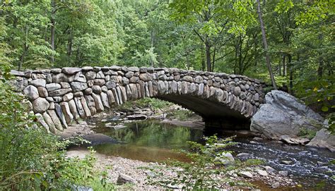 Rock Creek Park Boulder Bridge Washington Dc Photograph By Brendan Reals