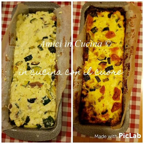 Plumcake Salato Con Zucchine Ricotta E Acciughe Amici In Cucina