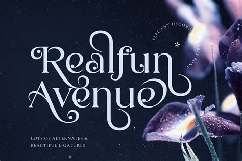 Realfun Avenue Font By Brandsemut · Creative Fabrica