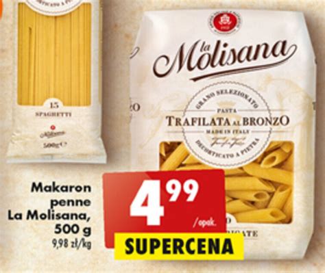 Promocja La Molisana Makaron Penne 500 G W Biedronka