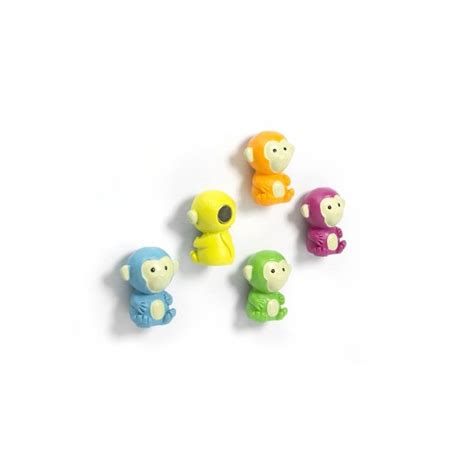 Magnets MONKEY, Set of 5, Assorted