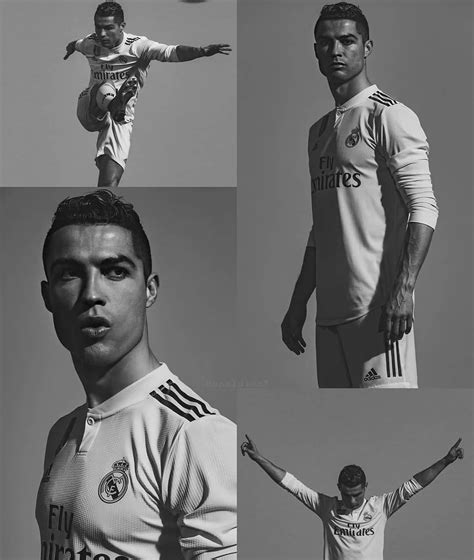 Cristiano Ronaldo In Real Madrid Official Kit Photoshoot This