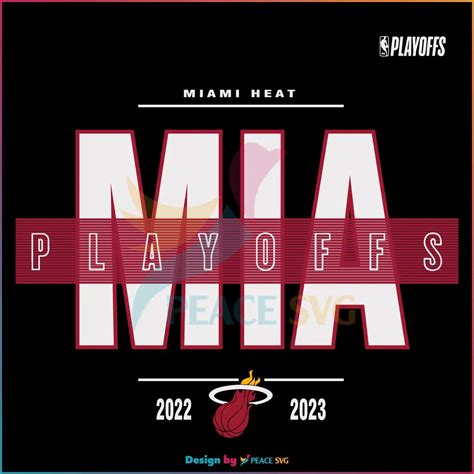 Miami Heat 2023 NBA Playoffs Jump Ball SVG Graphic Design Files » PeaceSVG