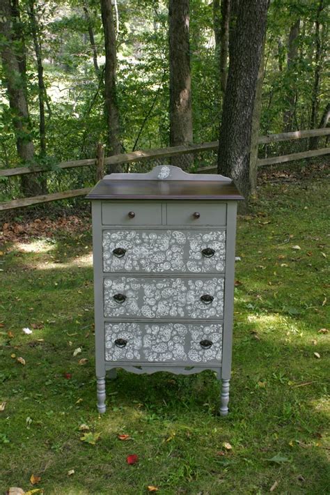 Roots And Wings Furniture Blog No Antique Petite Stenciled Dresser